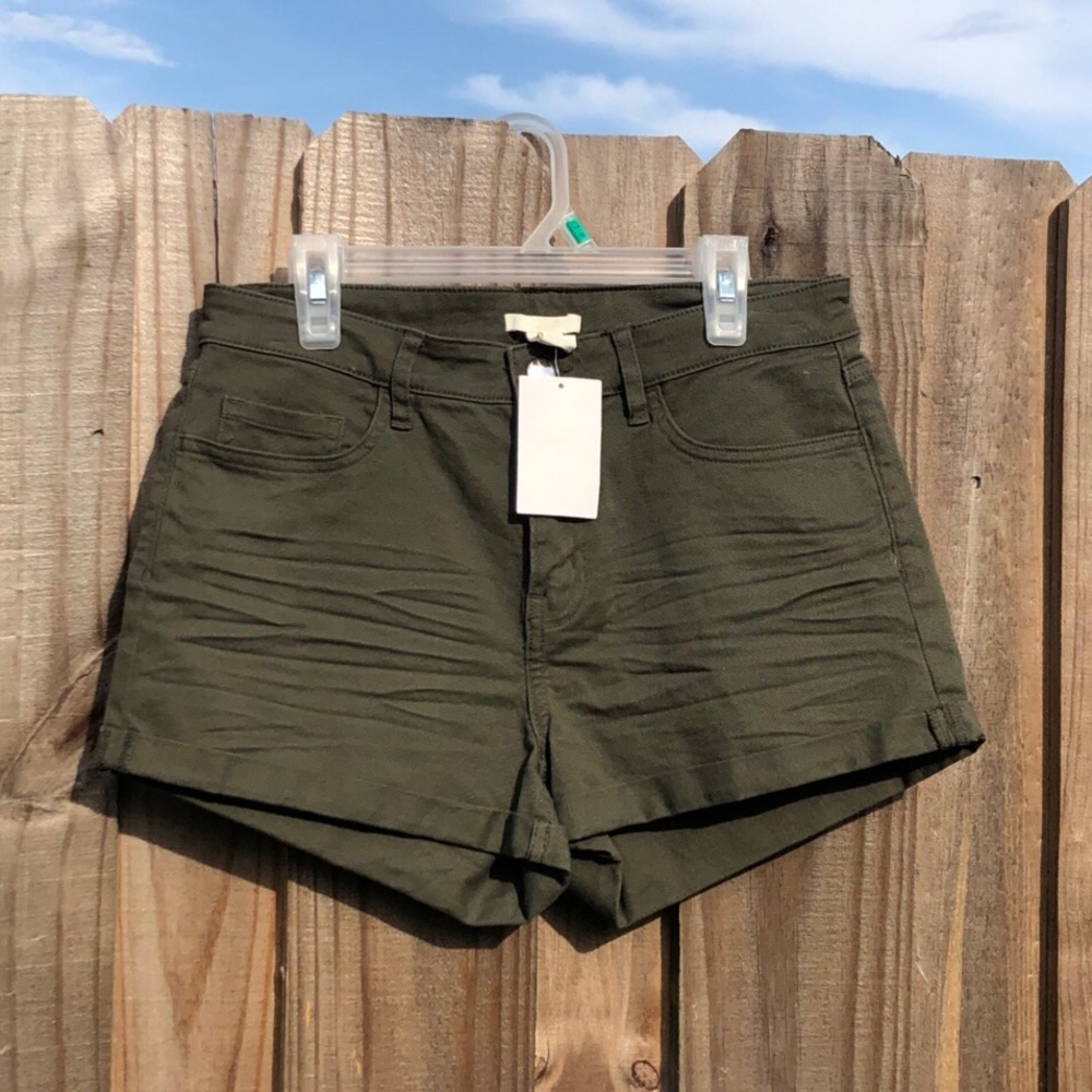 4for$20 Retro Olive Green H&M Shorts